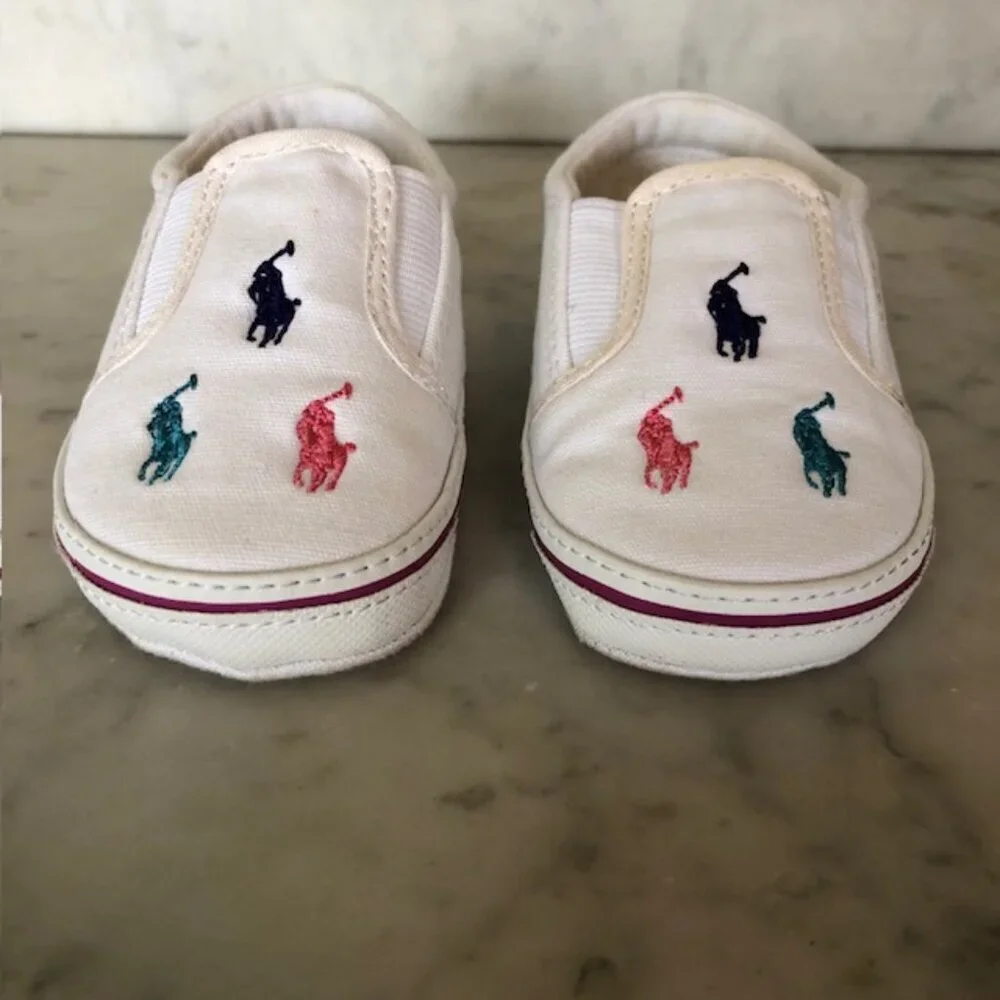 RALPH LAUREN POLO Baby Crib Shoes